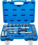 BGS technic Dugókulcs készlet Pro Torque hatszög profillal, 1/2”, 8–32 mm, 27 részes (BGS 2224)