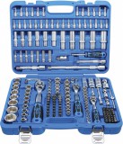 BGS technic Dugókulcs készlet Pro Torque hatszög profillal, 1/4”–3/8”–1/2”, 192 részes (BGS 2243)