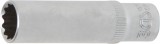 BGS Technic Dugókulcs, tizenkétszögletű, mély | 6,3 mm (1/4") | 10 mm (BGS 10710)