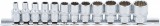 BGS technic Dugókulcsfej készlet colos tizenkétlapú fejekkel, 1/4”, 5/32”–9/16”, 12 részes (BGS 2755)