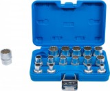 BGS technic Dugókulcsfej készlet tizenkétlapú fejekkel, 1/2”, 8–24 mm, 16 részes (BGS 2226)