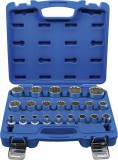 BGS technic Dugókulcsfej készlet tizenkétlapú profillal, 1/2”, 8–36 mm, 21 részes (BGS 2267)