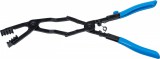 BGS technic Extra hosszú kettős csuklós tömlőbilincs-fogó, hajlított, 0–50 mm, 430 mm (BGS 71006)