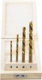 BGS technic Fúrószár készlet balra vágó HSS fúrószárakkal, 3–7 mm, 4 részes (BGS 2726)