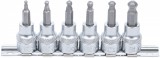 BGS technic Imbusz bitfej készlet 7 részes, 3/8", gömbfejű (BGS 5109)