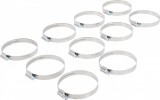 BGS technic Inox csőbilincs, 60x80 mm, 10 darab (BGS 8095-60x80)