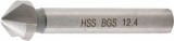 BGS technic Kúpos süllyesztő | HSS | DIN 335 Form C 90° | Ø 12.4 mm (BGS 1997-4)