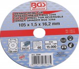 BGS technic Megszakító kerék 105x1.5x16.2 (BGS 3266)