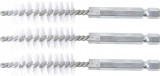 BGS technic Nylonkefe készlet | 14 mm | 1/4" | 3 darabos | a BGS 3078 kefekészlethez (BGS 3078-14-N)