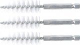 BGS technic Nylonkefe készlet | 16 mm | 1/4" | 3 darabos | a BGS 3078 kefekészlethez (BGS 3078-16-N)