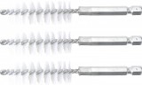 BGS technic Nylonkefe készlet | 17 mm | 1/4" | 3 darabos | a BGS 3078 kefekészlethez (BGS 3078-17-N)