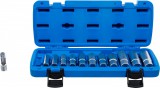 BGS technic Speciális dugókulcskészlet, hasított, 3/8", 5-19 mm, 12 darabos (BGS 70988)