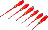 BGS technic VDE szigetelt csavarhúzó készlet | extra vékony hegy | 6 darabos (35850)