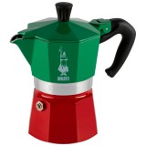 Bialetti 0005322 manuális kávéfőző Mokkafőző 0,13 L Zöld, Vörös