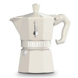 Bialetti 9059 Moka Exclusive 3 személyes Kotyogós kávéfőző - Krém (9059 MOKA EXCLUSIVE)