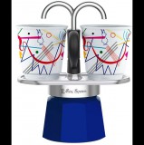 Bialetti mini Express Kandinsky 2 személyes kotyogós kávéfőző szett (1407) (bia1407)