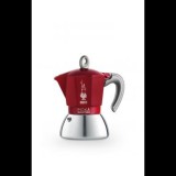 Bialetti Moka Induction 4 személyes kávéfőző piros (6944) (B6944) - Kotyogós kávéfőzők