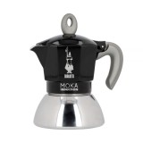 Bialetti Moka Induction Mokkafőző 0,4 L Fekete, Ezüst
