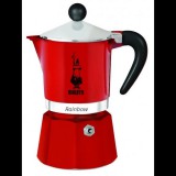 Bialetti Rainbow 3 személyes kotyogós kávéfőző piros (4962) (B4962)