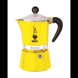 Bialetti Rainbow 3 személyes kotyogós kávéfőző sárga (4982) (B4982) - Kotyogós kávéfőzők