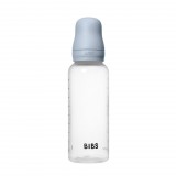 BIBS Cumisüvegszett 270 ml szilikon cumifejjel - Pasztellkék