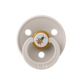 BIBS játszócumi - Studio Méhecske Colour natúr kaucsuk 0-6 hó gombaba 1db tasakban