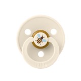 BIBS játszócumi - Studio Méhecske Colour natúr kaucsuk 6-18 hó krémfehér 1db tasakban