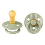 BIBS Studio Pin Colour cumi szett (2 db) - Zsálya (6-18 hónap)