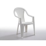 Bica PASADENA 57x55x90 cm műanyag szék, fehér (160 db)
