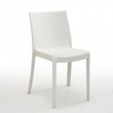 Bica PERLA 46,5x55x82 cm műanyag szék, fehér (23 db)