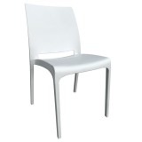 Bica VOLGA 54x46x80 cm műanyag szék, fehér (25 db)