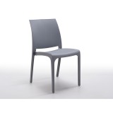Bica VOLGA 54x46x80 cm műanyag szék, világos szürke (25 db)