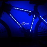 Bicikli vázra szerelhető LED világítás