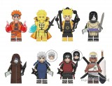 Big Dipper Human Resources Service Co. Ltd. 8 db-os Naruto jellegű mini figura Rikudo szett