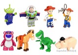 Big Dipper Human Resources Service Co. Ltd. Toy Story 4 jellegű klasszikus mini figura szett 8 db-os