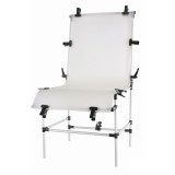 BIG HELIOS Pro M tárgyasztal 60x130 cm, plexi munkafelülettel