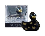 Big Teaze Toys My Duckie Romance 2.0 - csikló vibrátor (fekete-arany)