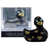 Big Teaze Toys My Duckie Romance 2.0 - csikló vibrátor (fekete-arany)