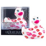 Big Teaze Toys My Duckie Romance 2.0 - vízálló csikló vibrátor (fehér-pink)
