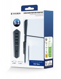 Bigben - Nacon BigBen USB Hub Station, PlayStation 5 Slim, 5 portos, Fekete, USB állomás