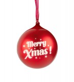 Bigben - Nacon BigBen XMASBALLRED, Bluetooth 5.3, 10 W, LED, TWS, 1200 mAh, Piros, Világító Karácsonyfadísz Bluetooth Hangszóróval