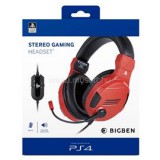 Bigben Stereo Gaming V3 piros PS4/PC headset (2806205)