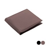BigBuy Uniszex pénztárca, barna (11,2 x 9,3 cm)