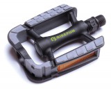 BikeFun City pedál fekete-szürke