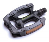 BikeFun Trip city pedál fekete-szürke