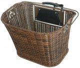 BikeTrade Rattan hatású első kosár