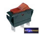 Billenő kapcsoló 2pol./3pin ON-OFF 20A/12VDC - átlátszó sárga