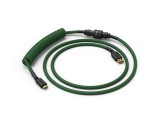 Billentyűzet kiegészítő Glorious Coiled Cable Forest Green USB-C Spirálkábel Zöld
