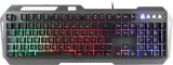 Billentyűzet, vezetékes, gaming, fém, USB, HUN, SPEEDLINK LUNERA RGB Rainbow, fekete (SLBIGLRB)