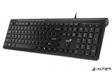 Billentyűzet, vezetékes, USB, HUN, GENIUS 'Slimstar 230 II'